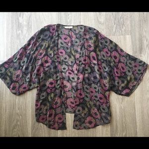 Hinge brand kimono cardigan